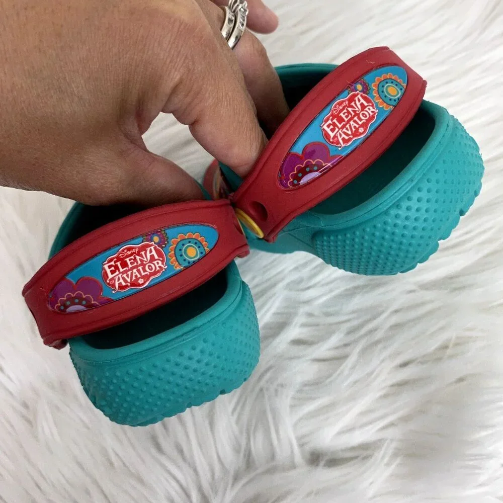 Crocs Disney Baby Toddler 4C Elena of Avalor Clogs Slip On Water Shoes